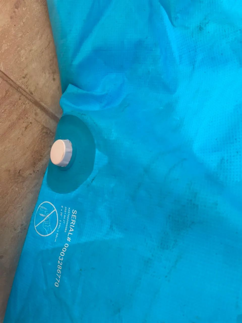 Piscina inflável usada-excelente  - Foto 4