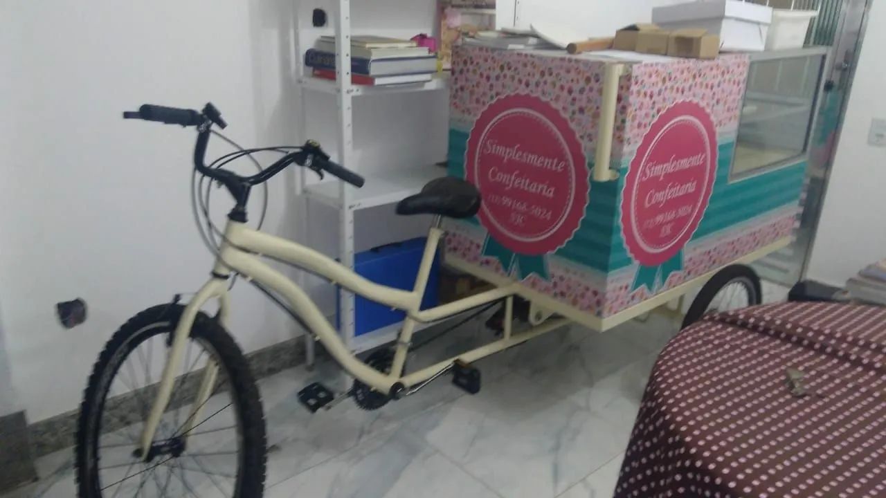 Foodbike com caixa térmica e ombrelone - Foto 2