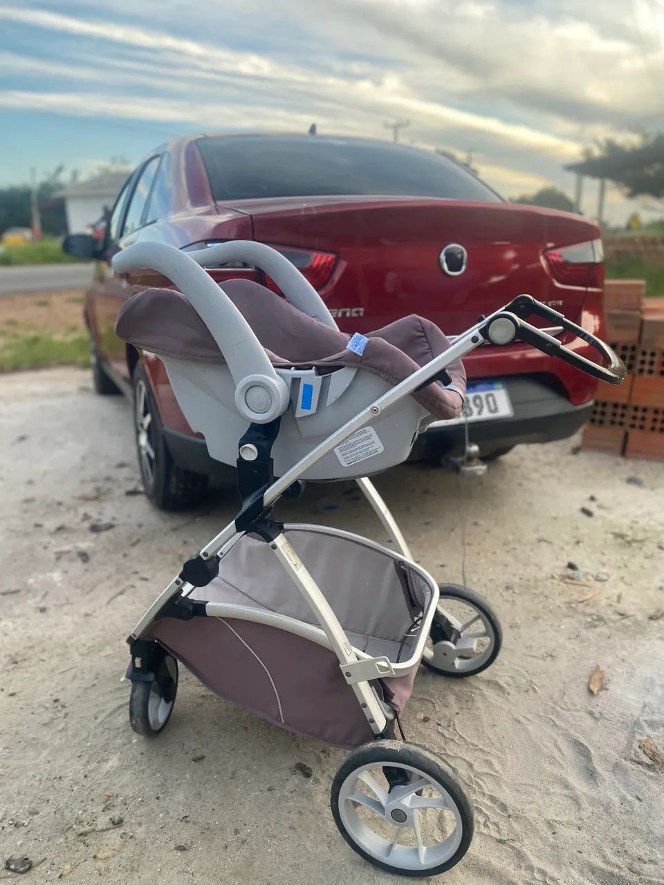 Carrinho de passei com bebê conforto  - Foto 5