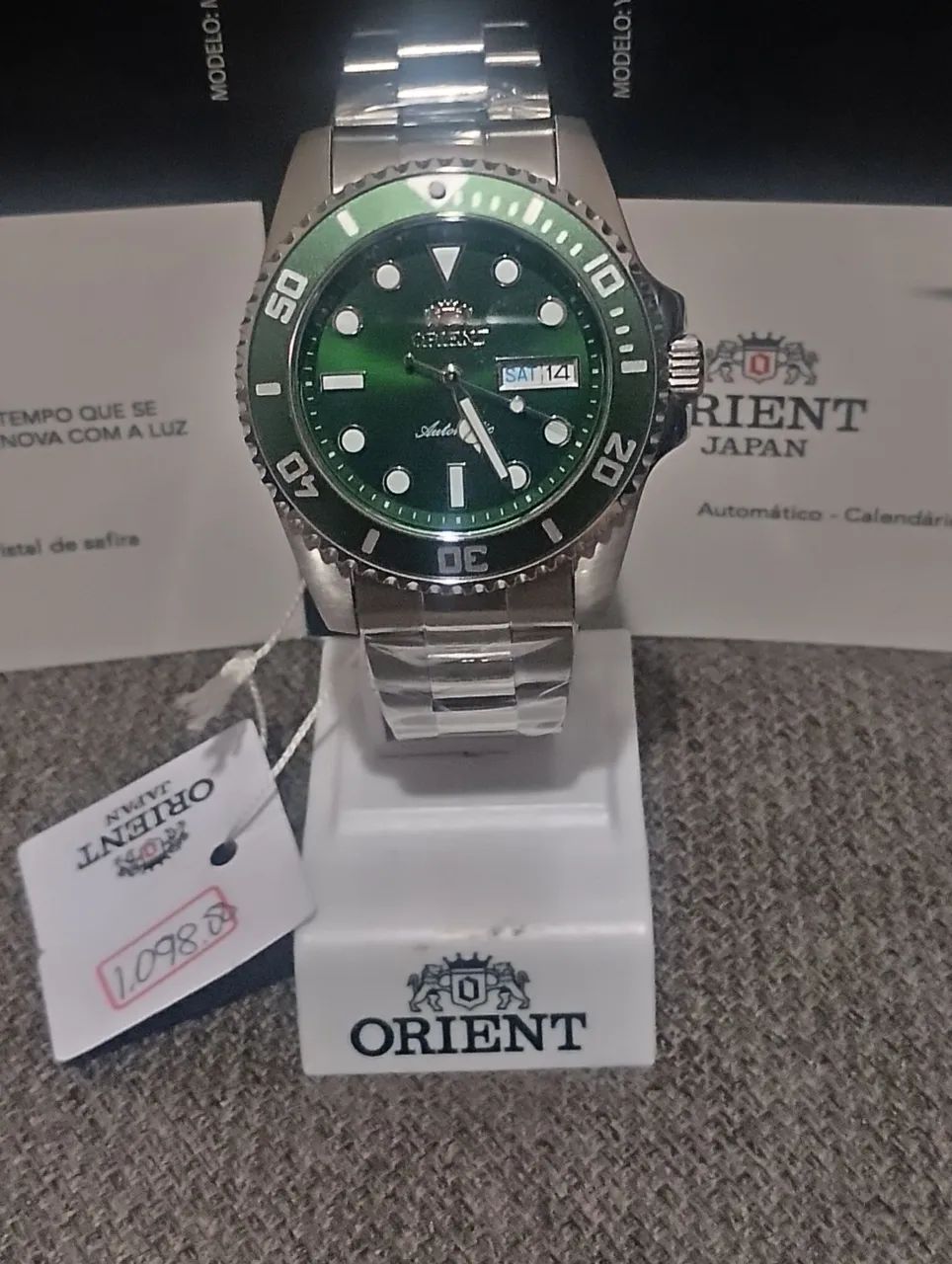 Orient submariner DIVER 100 M zero!!