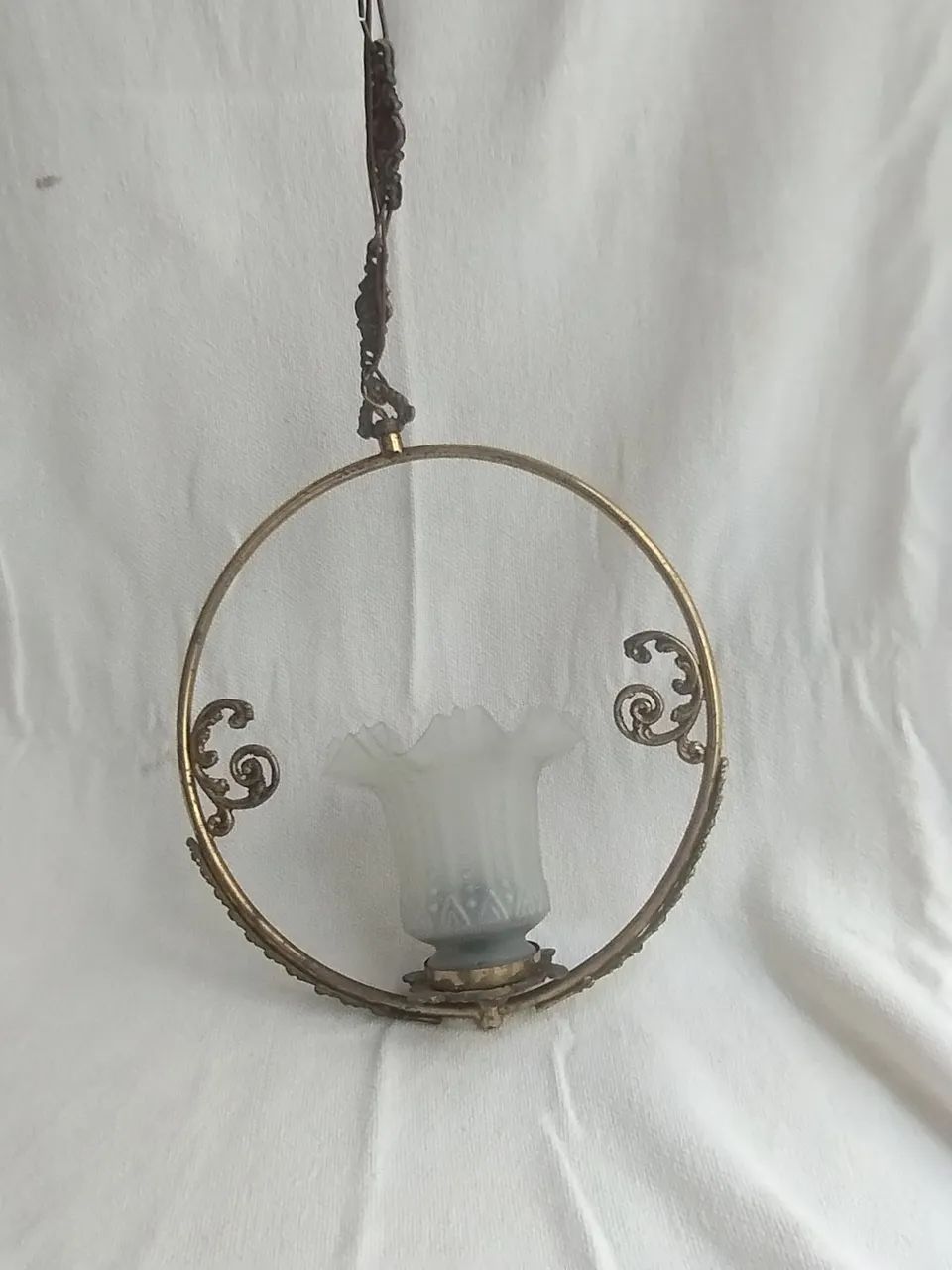 Lustre de teto e cúpula de vidro 30 x 31
