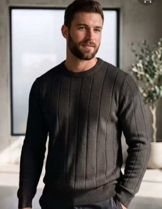 Suéter tricot manga longa 