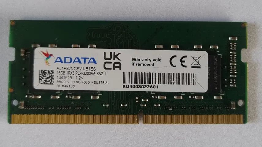 ADATA 16GB DDR4 3200MHZ - NOTEBOOK HP