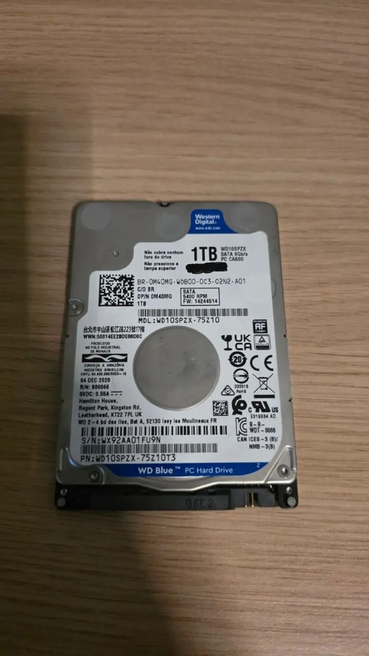 HD 1TB Wastern Digital