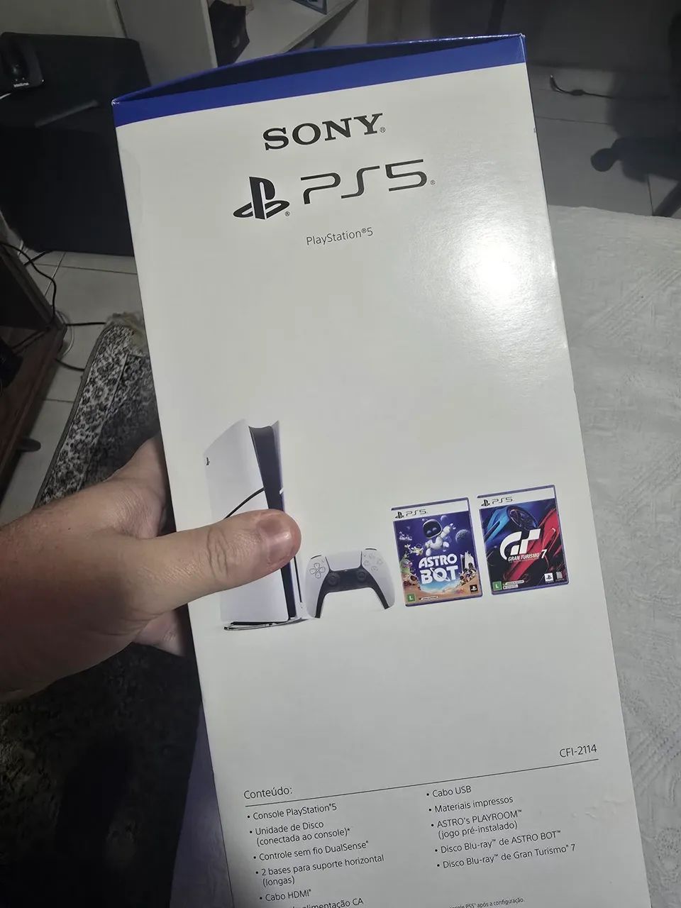PlayStation 5 com leitor de disco. - Foto 5