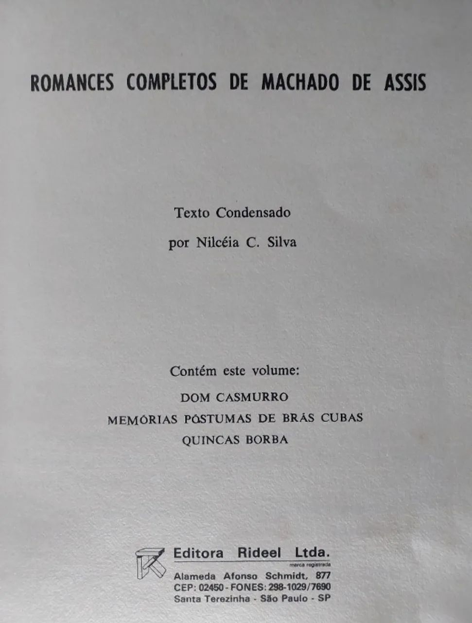 Machado de Assis - Romances completos, 3 vols, capa dura, Rideel 1993 - Texto condensado - Foto 5