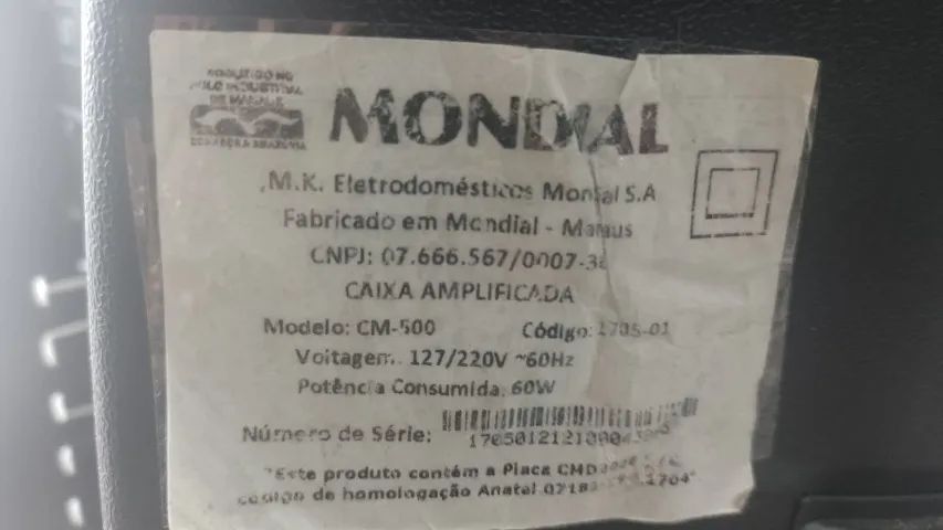 Caixa de Som Mondial CM-500 - Foto 3