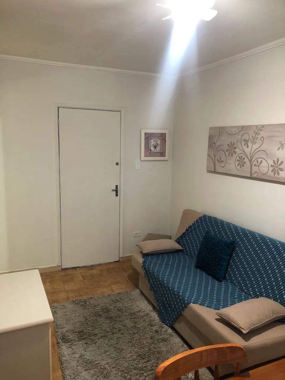 APTO. 1 DORM. CANTO DO FORTE MOBILIADO - Foto 2
