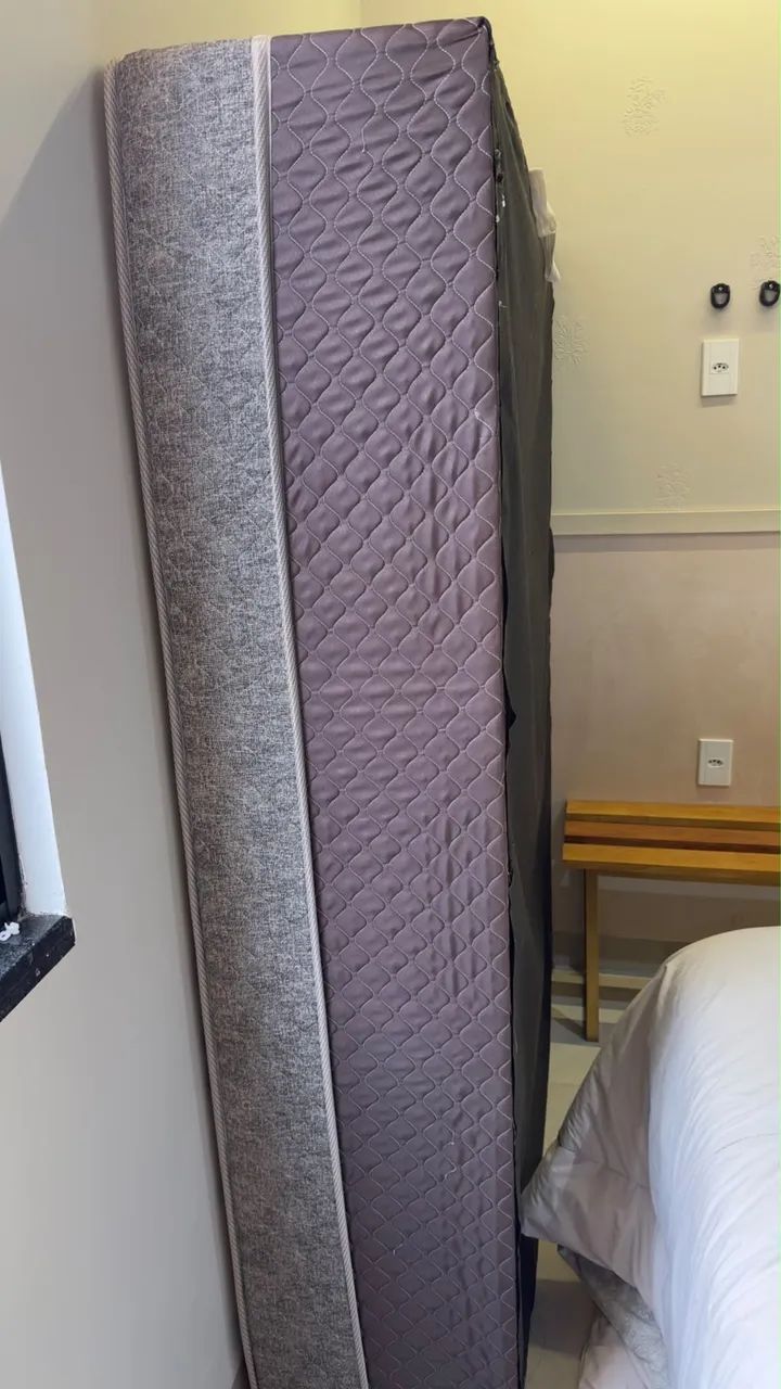 Vendo Cama Box/Colchão Integrado - Foto 3