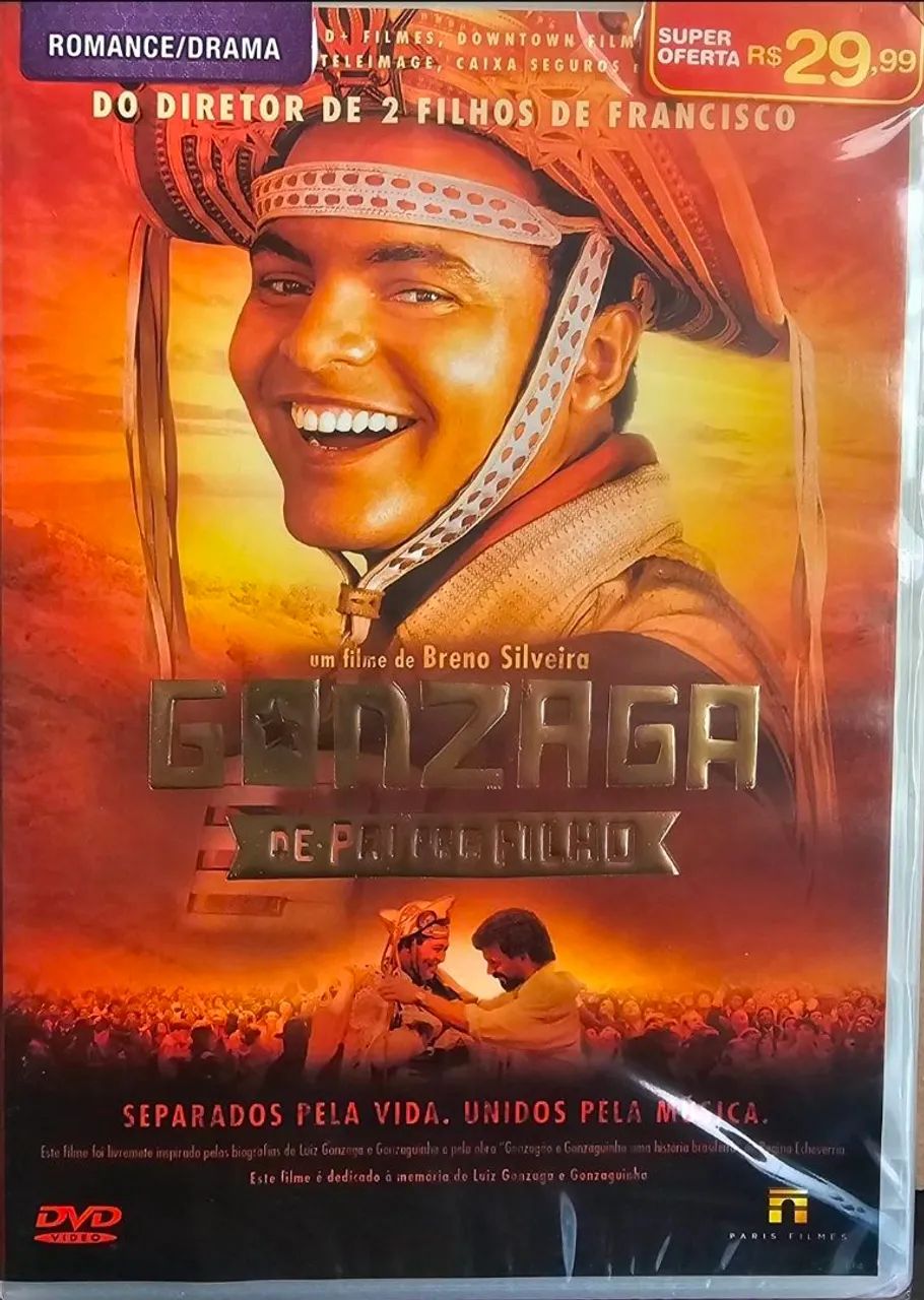 Filme DVD Ginzaga de pai para filho. Um filme comovente entre pai
