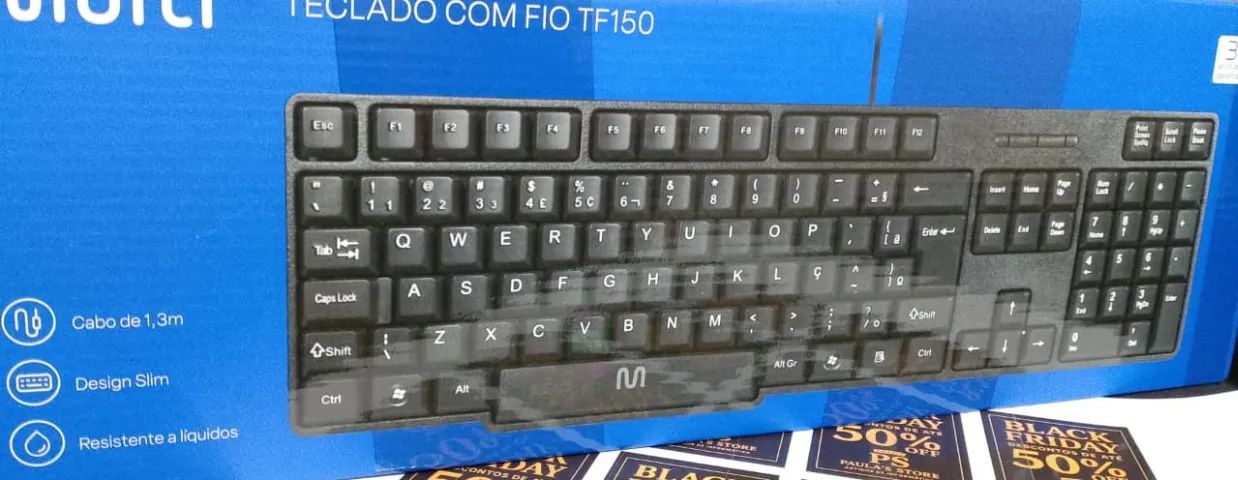 Teclado Multilaser novo