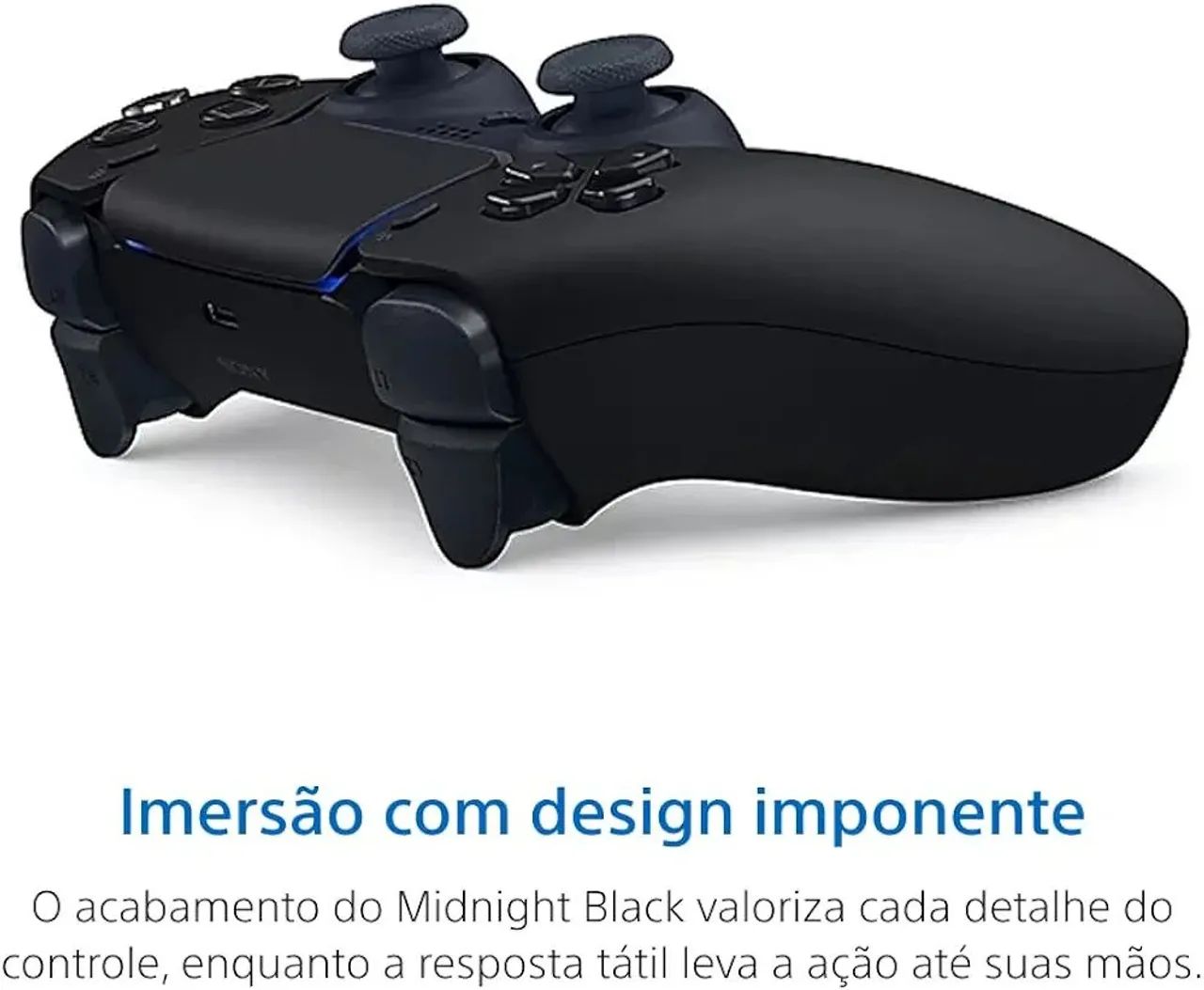 DualSense Midnight Black PS5 Novo Lacrado com Nota Fiscal - Peças