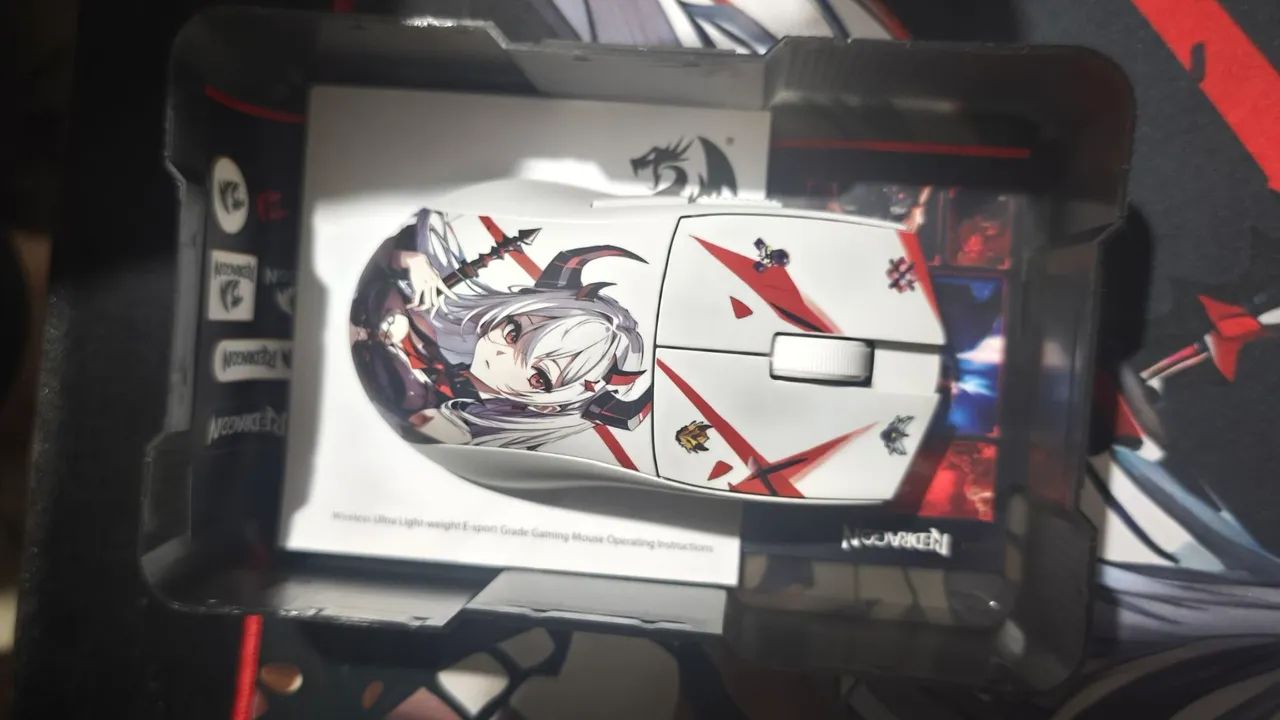 Mouse Gamer Redragon King Pro Eisa, Wireless/Bluetooth, 26000 DPI