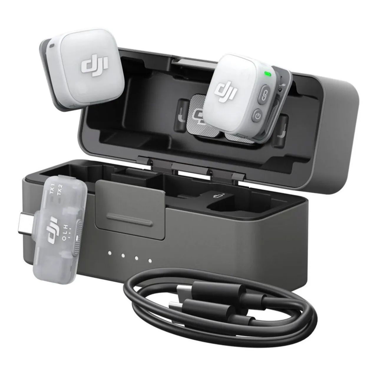 Microfone DJI Mic Mini 2 Original - Kit Completo com 2 Microfones, Receptor e Case - Foto 2