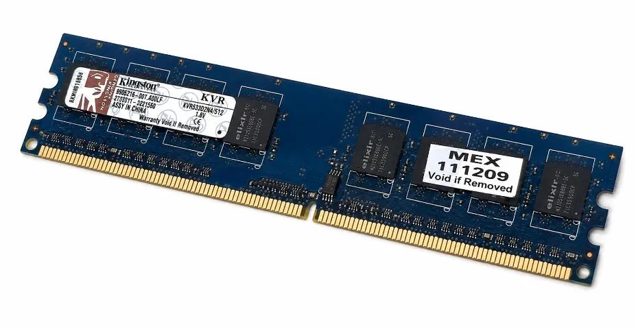 Memória RAM Kingston 512MB DDR2 533MHz PC2-4200 KVR533D2N4/512 - Foto 2