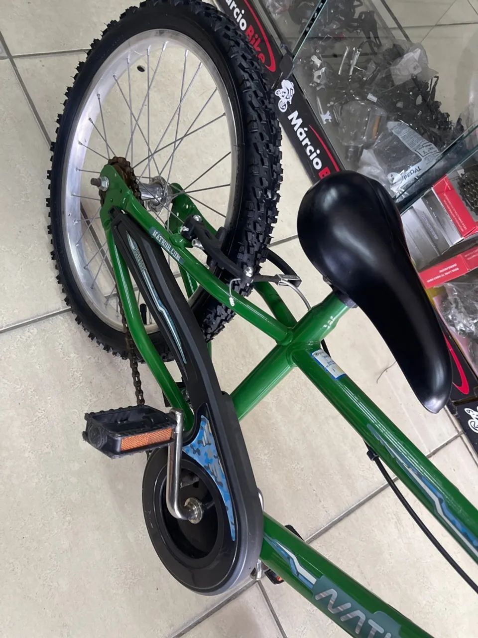 Bike aro 20 verde semi-nova !  - Foto 4
