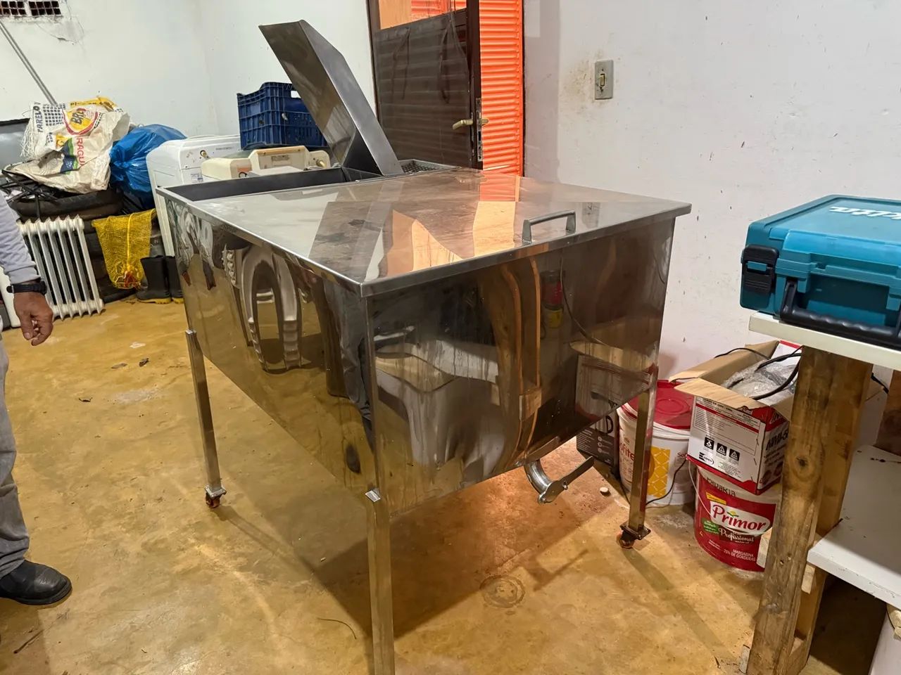 Mesa Desoperculadora e Derretedor de Cera 2 em 1 Inox