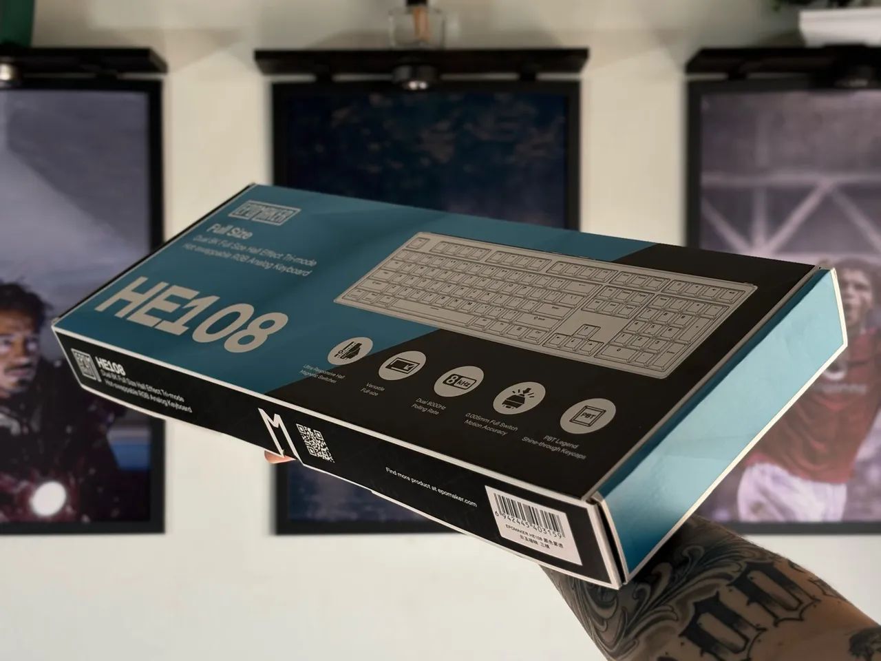 Teclado Magnético Epomaker He108 (novo) - Foto 2