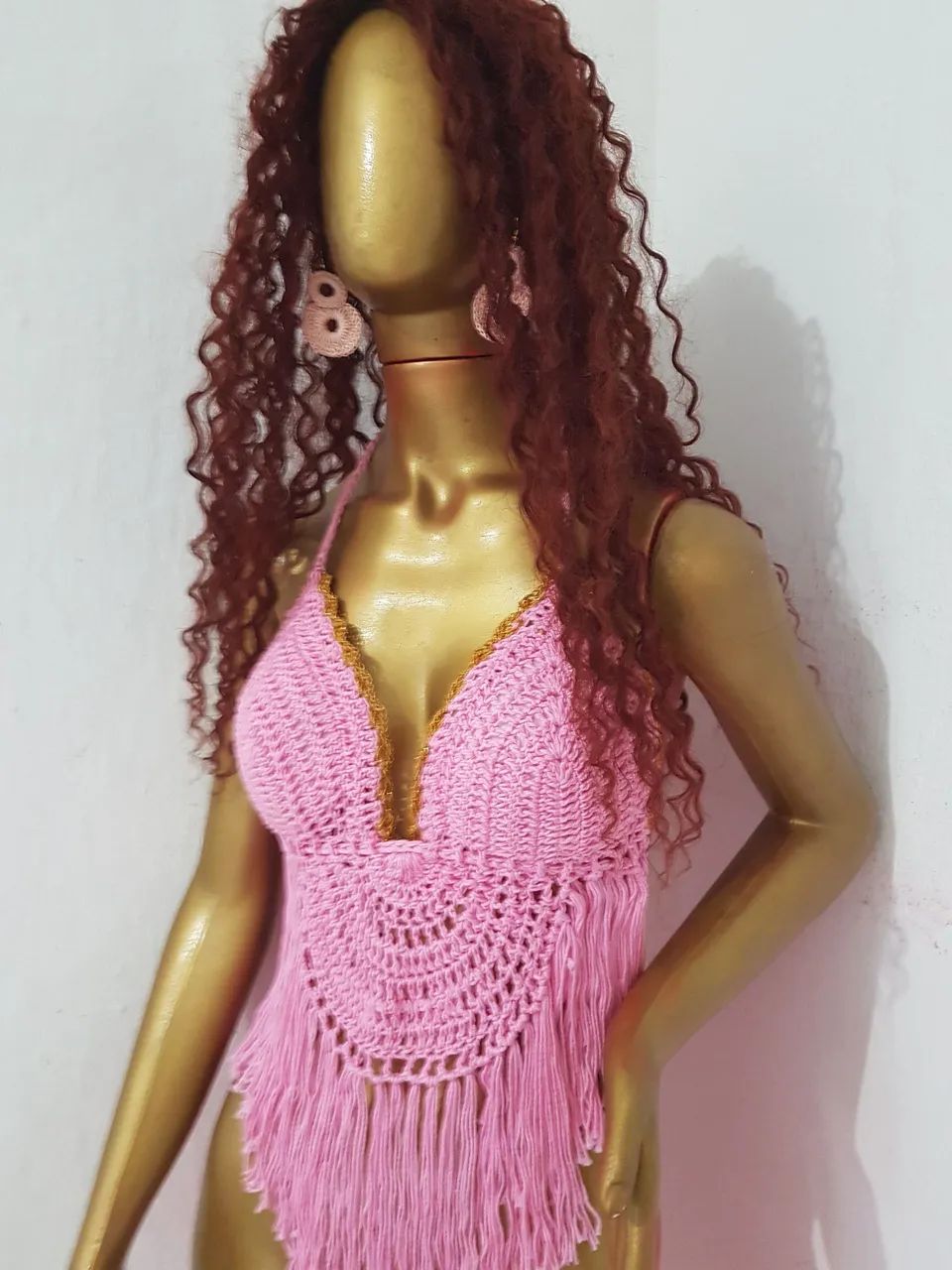 Crooped croche chama *19 - Foto 2
