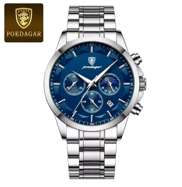 Relógio Masculino Premium Nautilus em Aço Inoxidável - Foto 4
