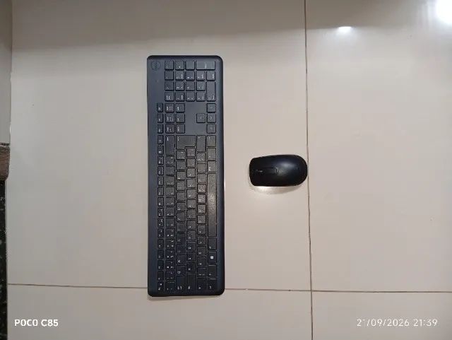 Teclado e mouse sem fio 