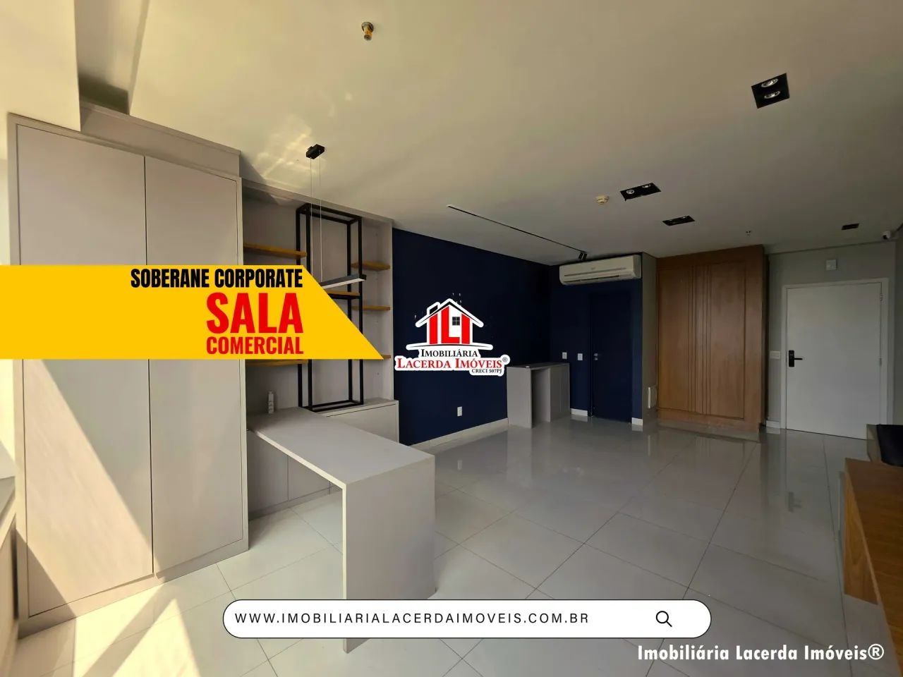 Soberane Live + Work, Sala comercial com 35m² reformada, climatizada e modulados