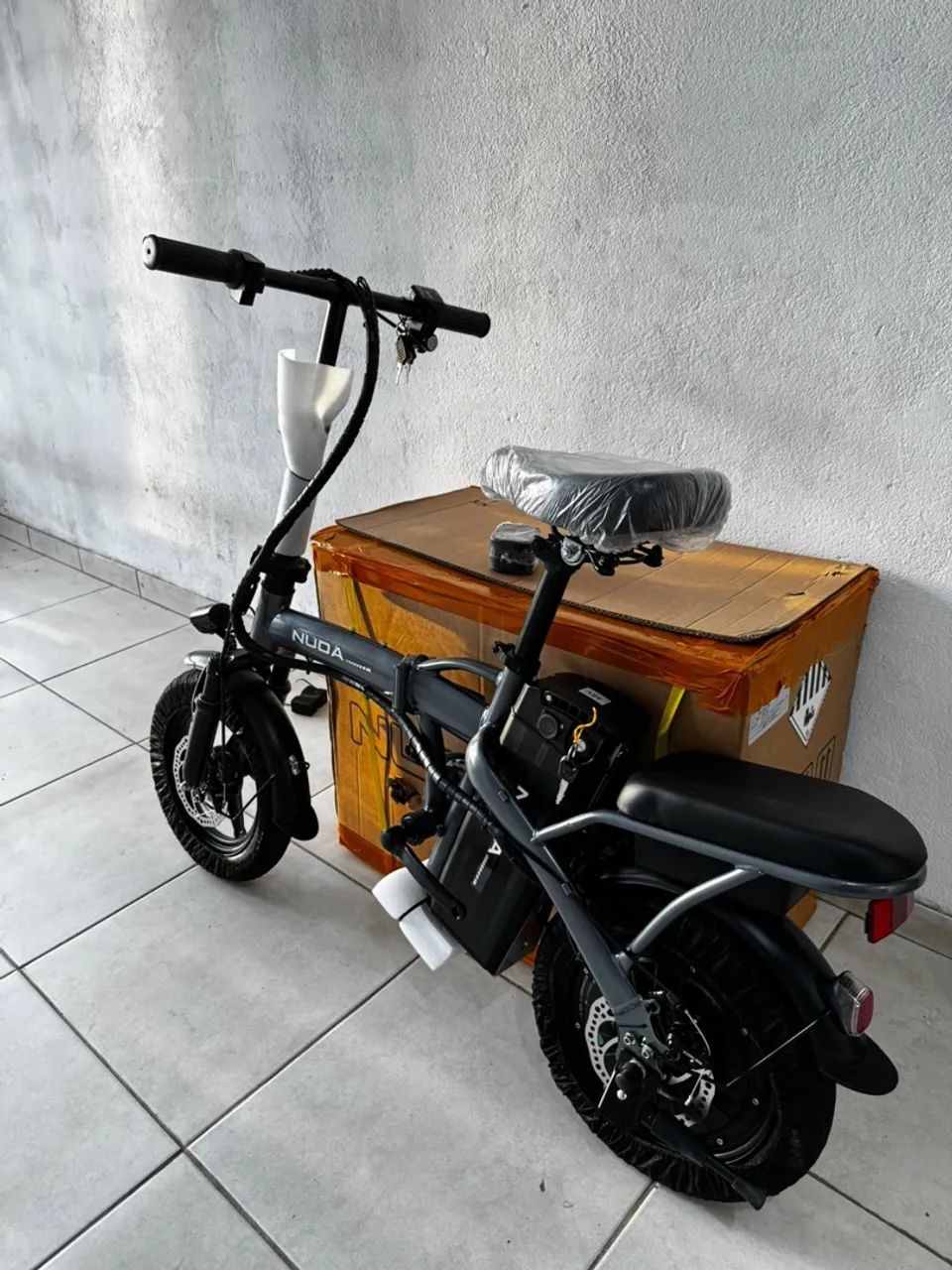Bicicleta Elétrica Dobrável (Nova) - Foto 4