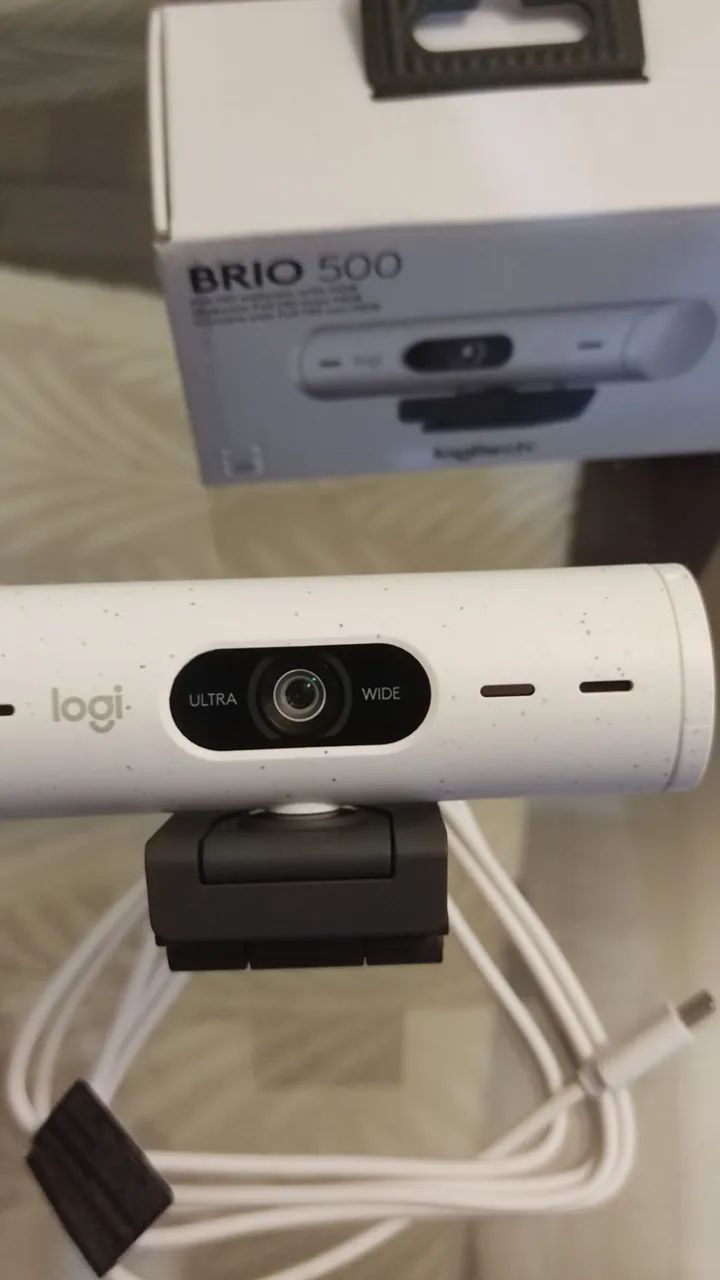 Webcam Logitech Brio 500 1080p Branca