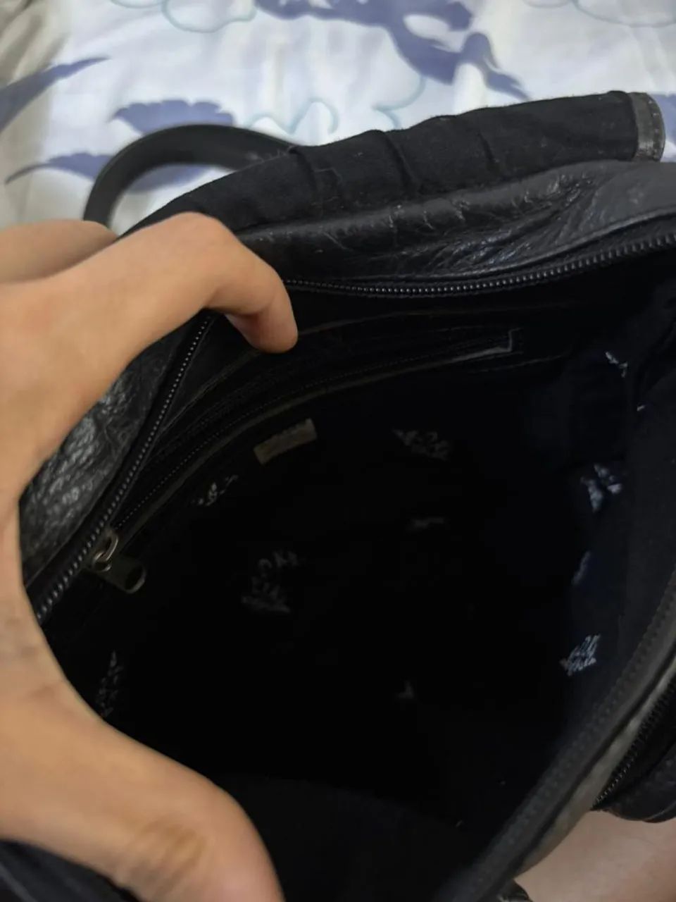 Bolsa crossbody couro legítimo preta - Foto 3