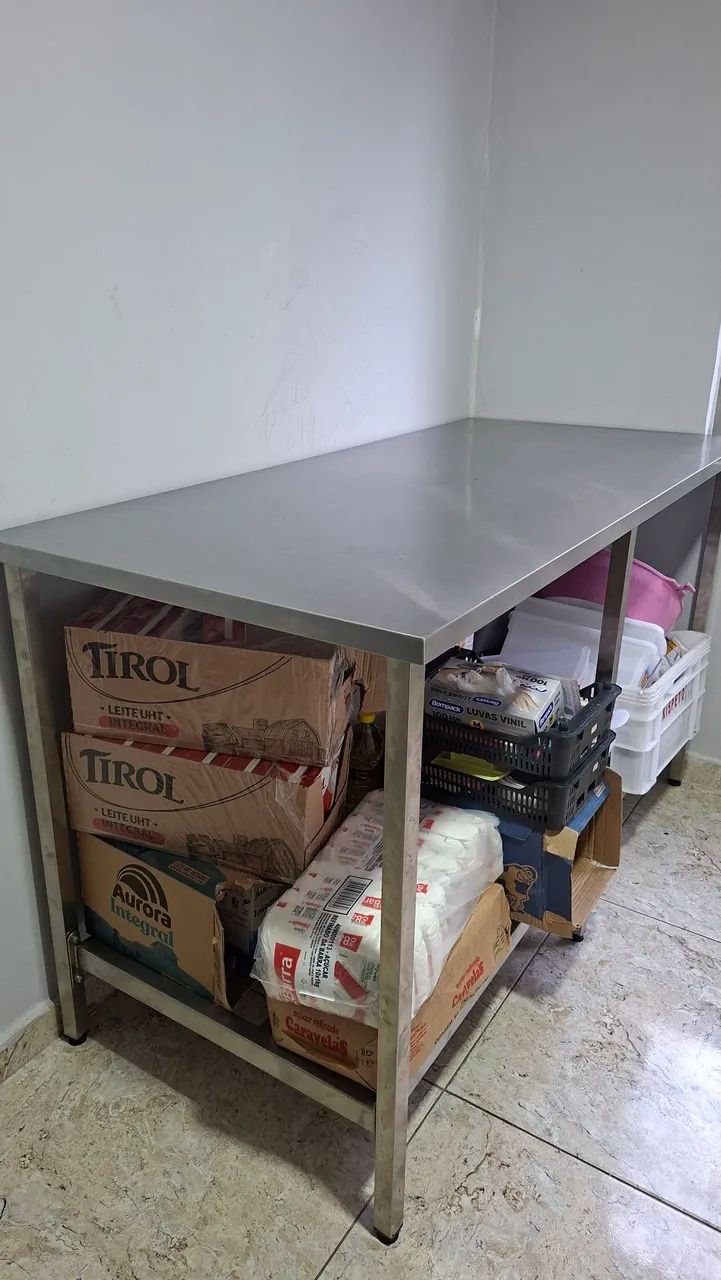 Mesa de Inox 150 x 70 x 90 - Foto 3