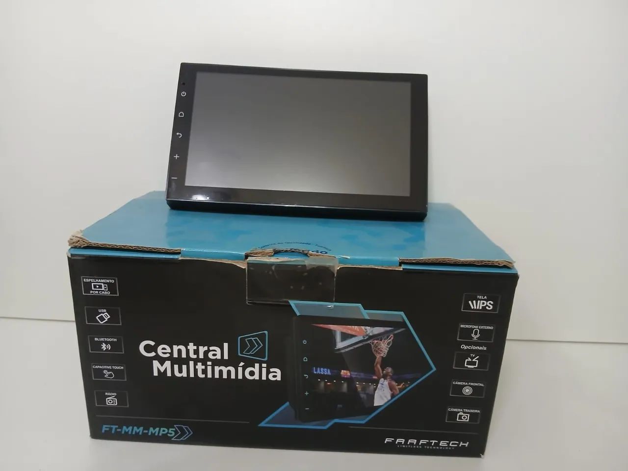 Multimídia automotivo Faaftech FT-MM-MP5 Tela IPS 7" - Completa e Conservada