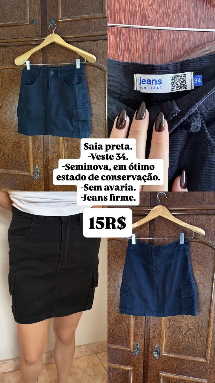 Desapego, roupas, saias. - Foto 4