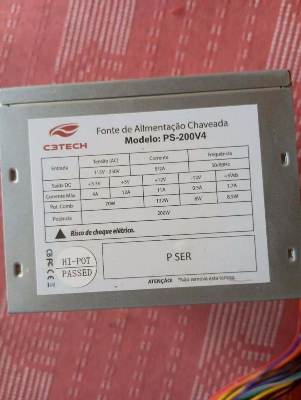Forte para computador/Pc de 150W (132w reais)