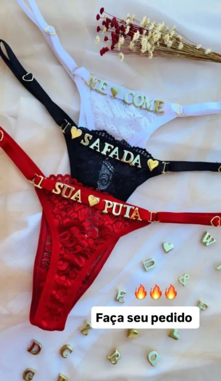 Calcinha Personalizável 