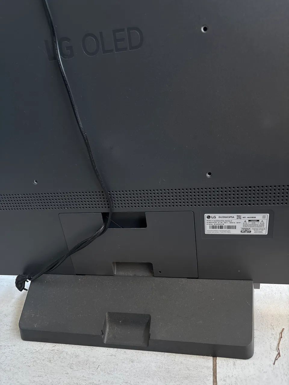 Base / pé TV LG OLED 55 polegadas  - Foto 3