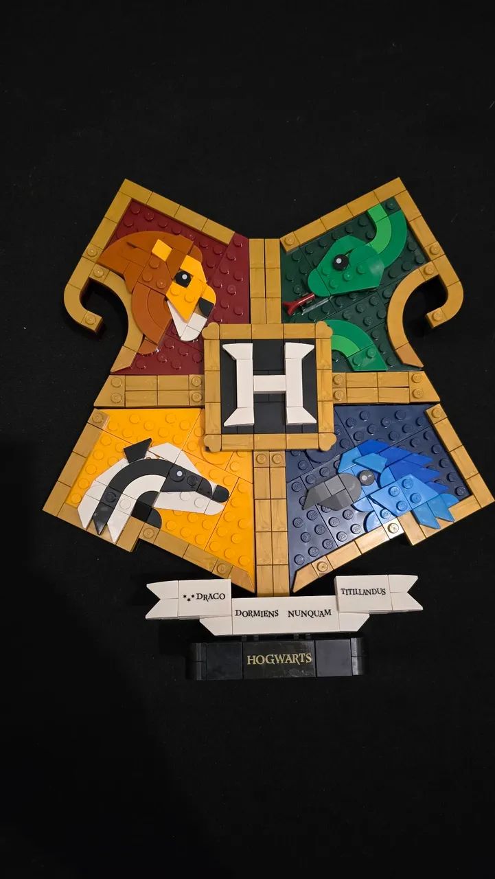 Lego Brasão Hogwarts Harry Potter  - Foto 2