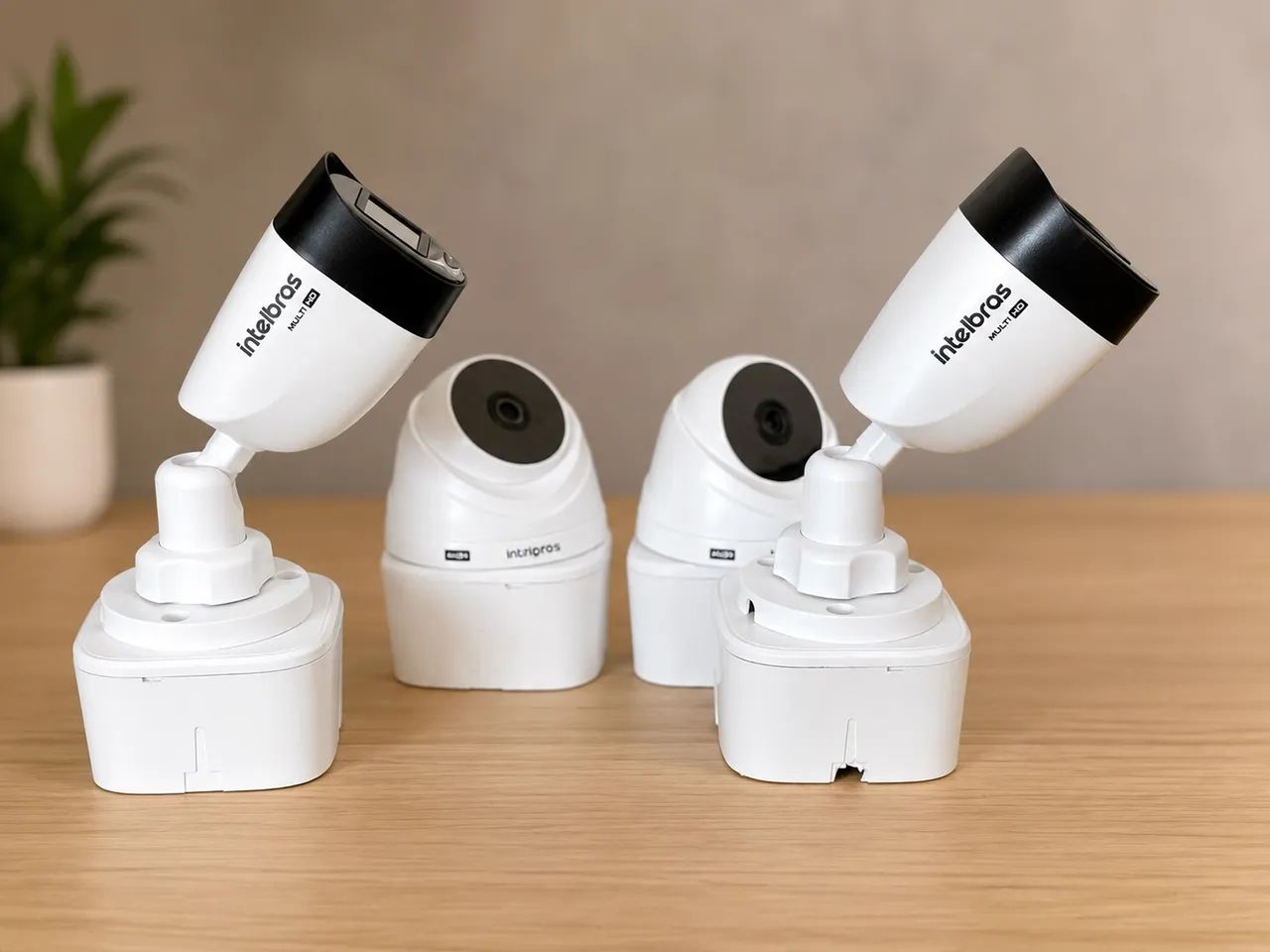 Kit 4 Câmeras HD Intelbras