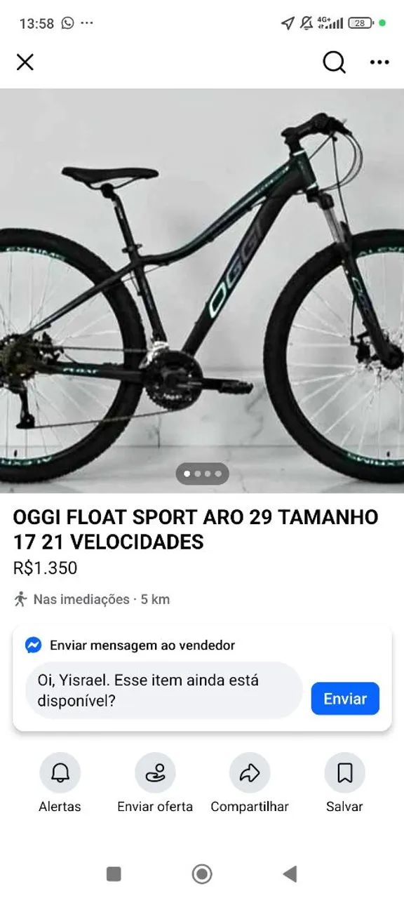 Vendo Bike aro 29 Oggi