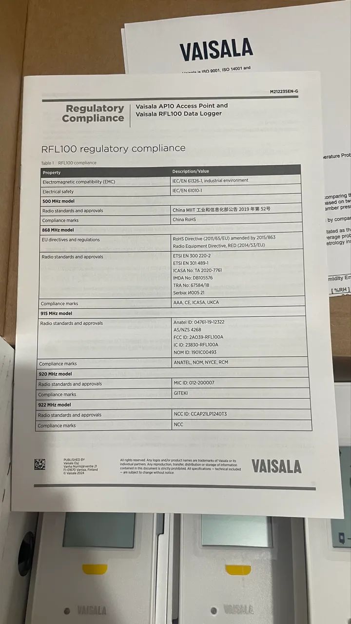 VAISALA Datalogger sem fio RFL100 - Foto 2