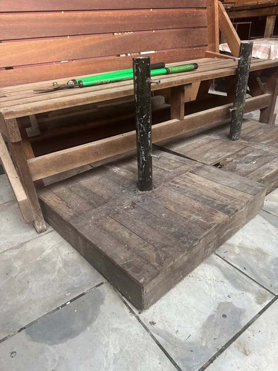 Suporte base para ombrelone
