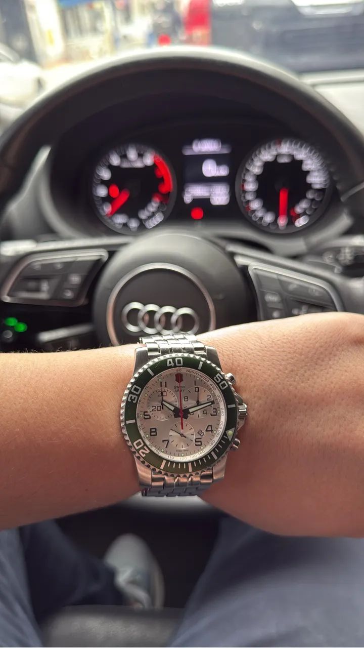 Victorinox Maverick II Chrono Green - Estado de Novo - Revisado - Full Set