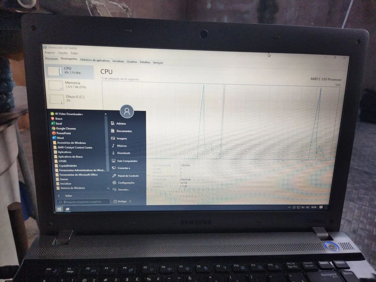 Notebook Samsung RV415 4GB 120GB SSD - Foto 2
