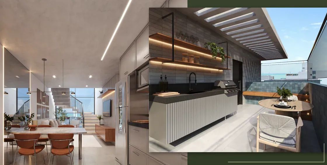 Apartamento à venda, 1 até 2 quartos, 1 suíte, 1 até 2 vagas, Intermares - Cabedelo/PB - Foto 4