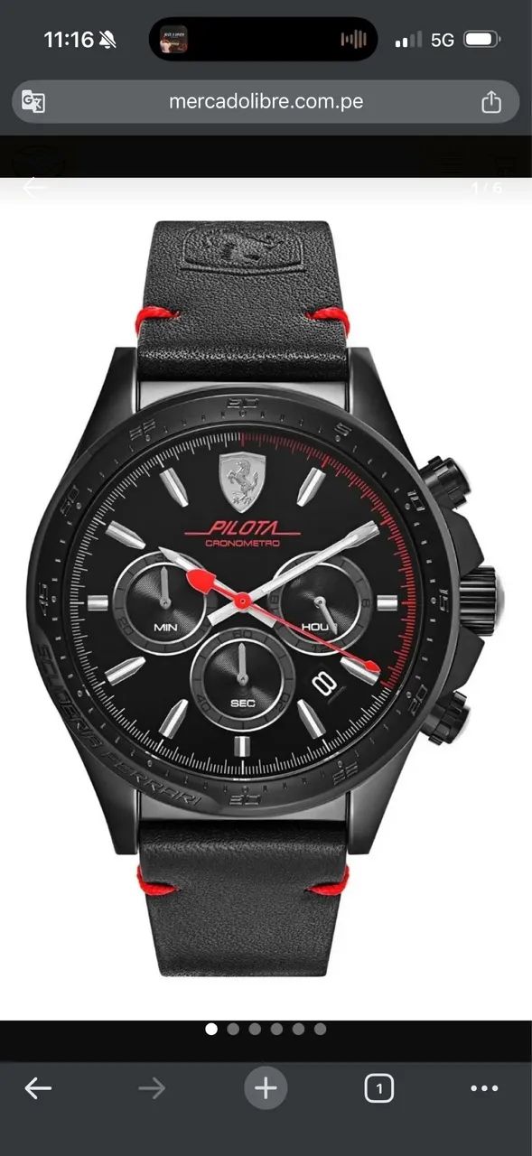 RELÓGIO FERRARI PILOTA CRONÔMETRO  - Foto 3
