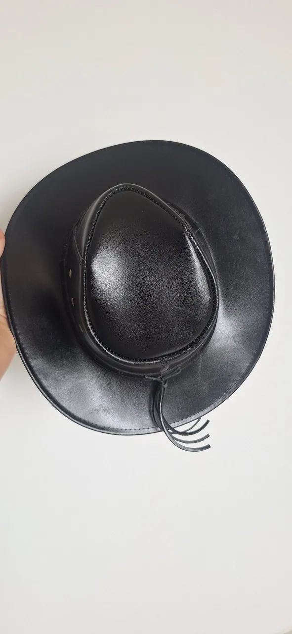 chapéu boiadeiro/cowboy + colar - Foto 3