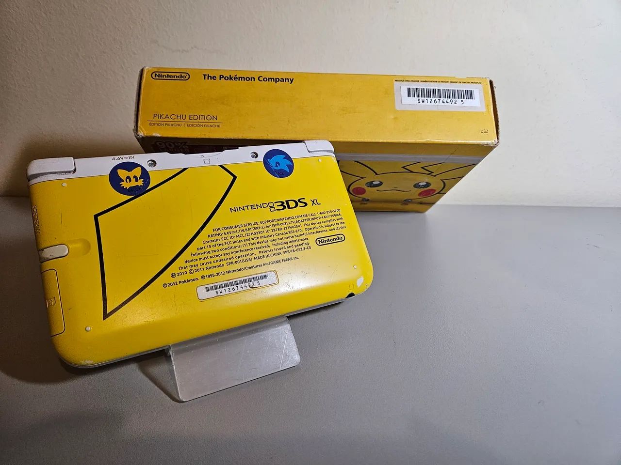 Nintendo 3DS XL Pikachu | Na Caixa Serial Batendo | Com Detalhes - Foto 2