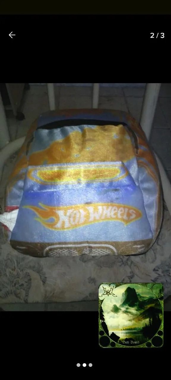 Almofada Hot wheels infantil, original, rara! - Foto 2