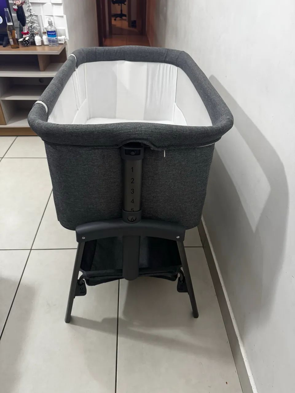 Berço co-leito colin cinza galzerano. Portatil - Foto 3