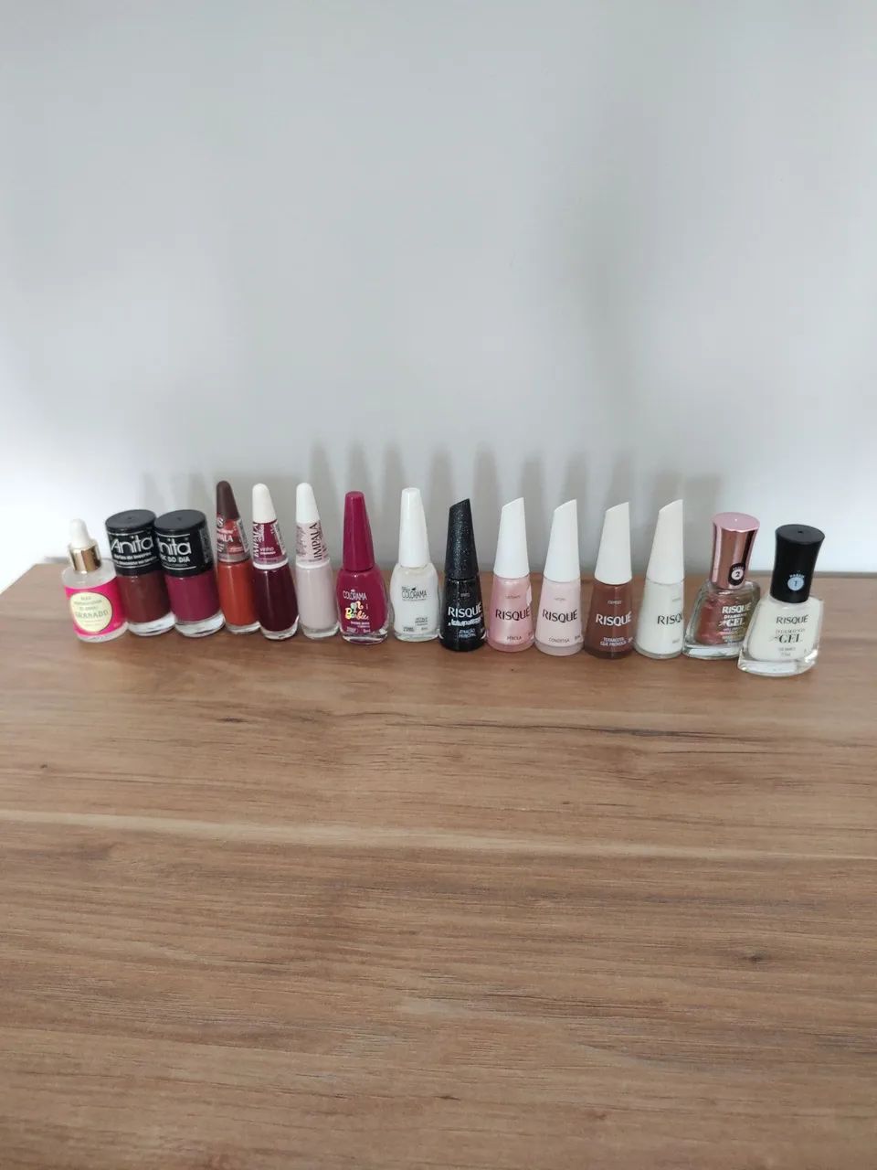 Kit esmaltes e fortalecedor unha