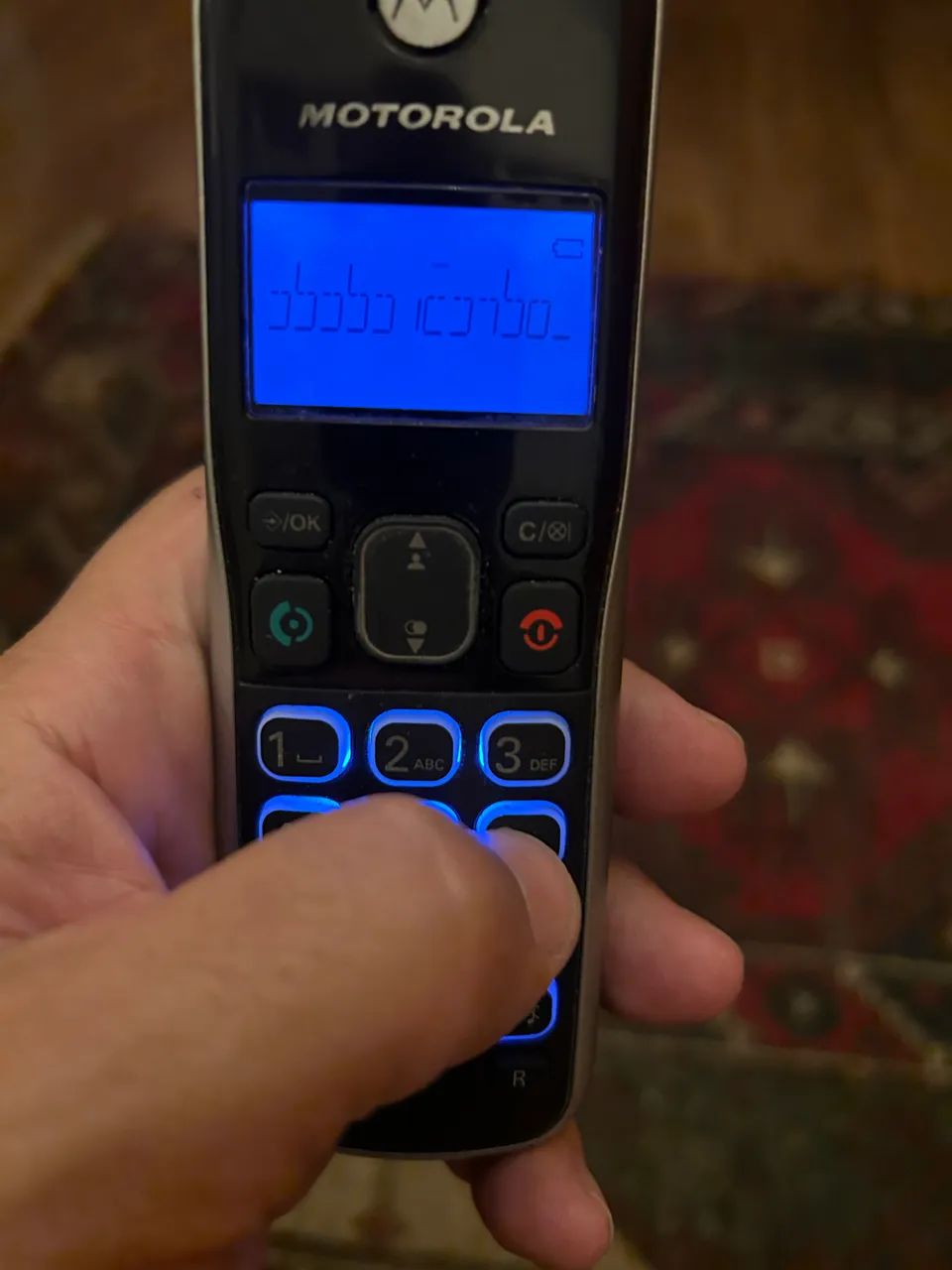 Telefone Motorola Auri3500 Com Base E Fonte Bons Gancho Ruim - Foto 5